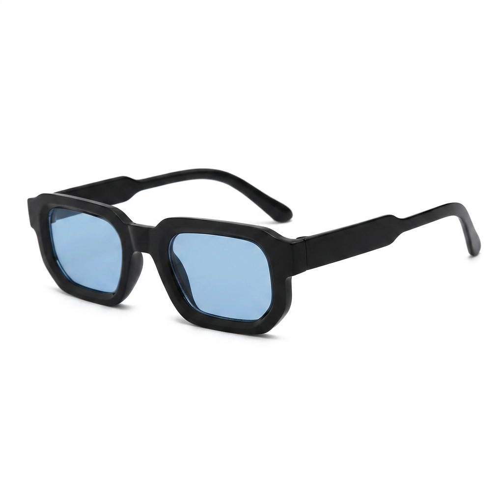Genti Glossy Black Sky Blue