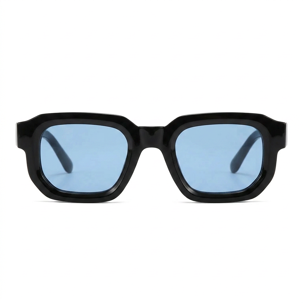 Genti Glossy Black Sky Blue