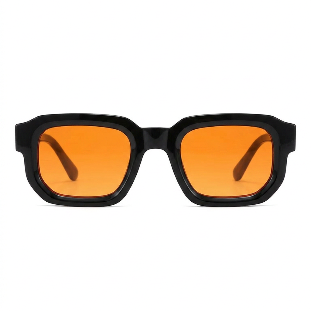 Genti Glossy Black Orange Slice