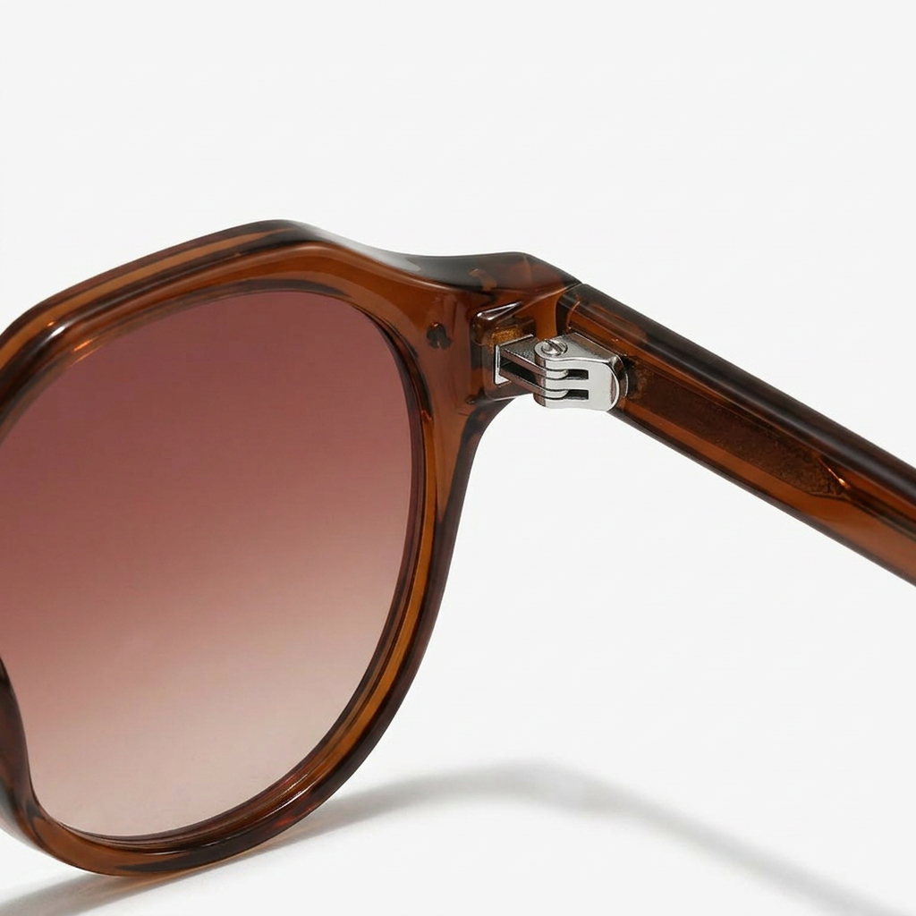 Retro Brown Frame Red Tea