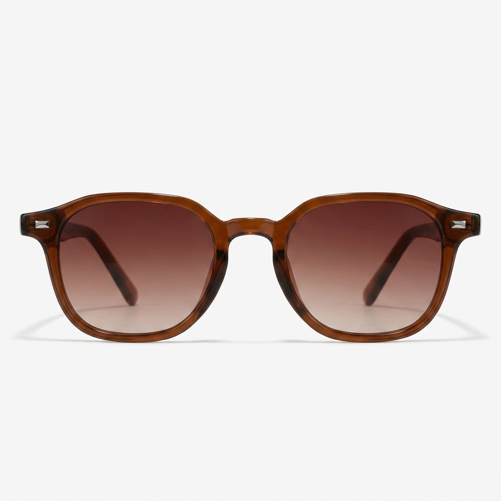 Retro Brown Frame Red Tea