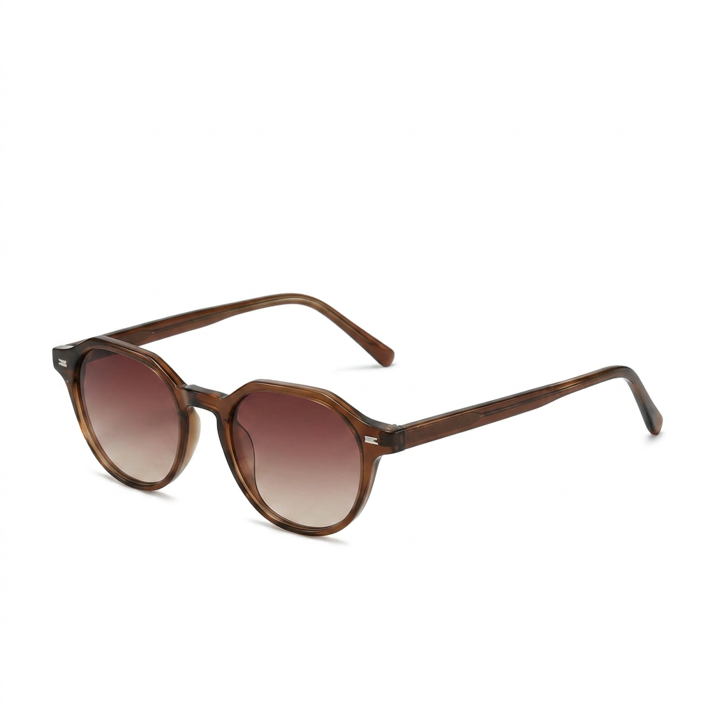 Retro Brown Frame Red Tea